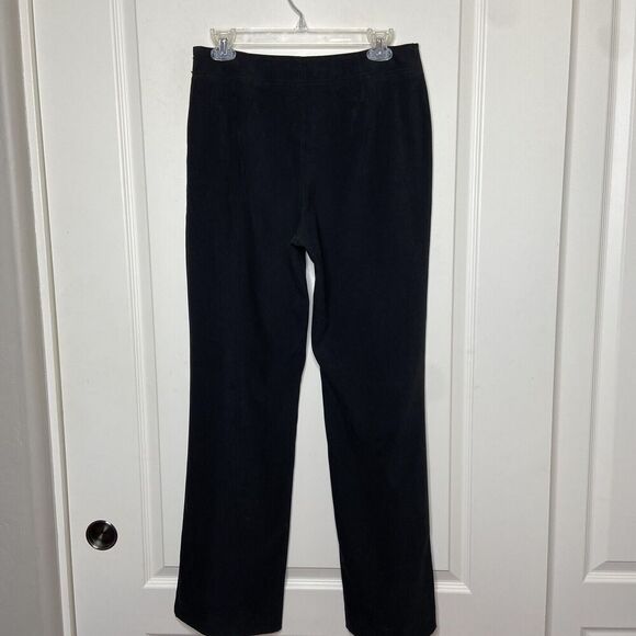 Casual Corner Annex Velvet Black Pants Size 6 - Picture 3 of 11